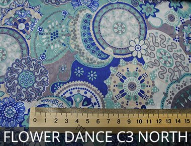 FLOWER DANCE C3 NORTH Купить подкладку оптом с принтом