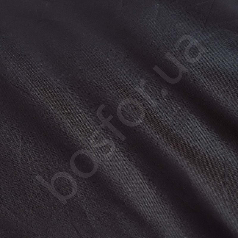 Плащевка мемори масло memory oil black Босфор Текстиль