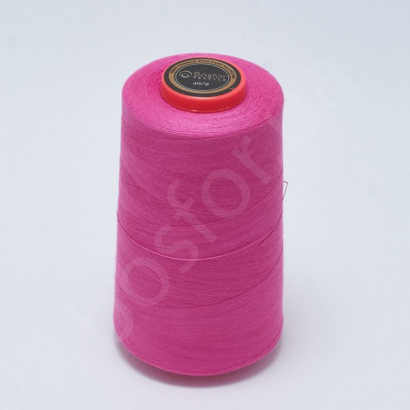 Нитка швейная geranium pink Босфор Текстиль