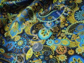 Подкладка принт 190т floral ethnic original Босфор Текстиль