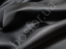 Подкладка твилл кантионик двухсторонняя 230t c/t black Босфор Текстиль