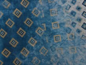 Подкладка принт 190т puzzles-blue Босфор Текстиль