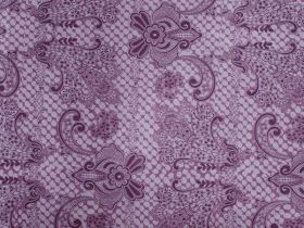 Подкладка принт 190т lace-2violent Босфор Текстиль