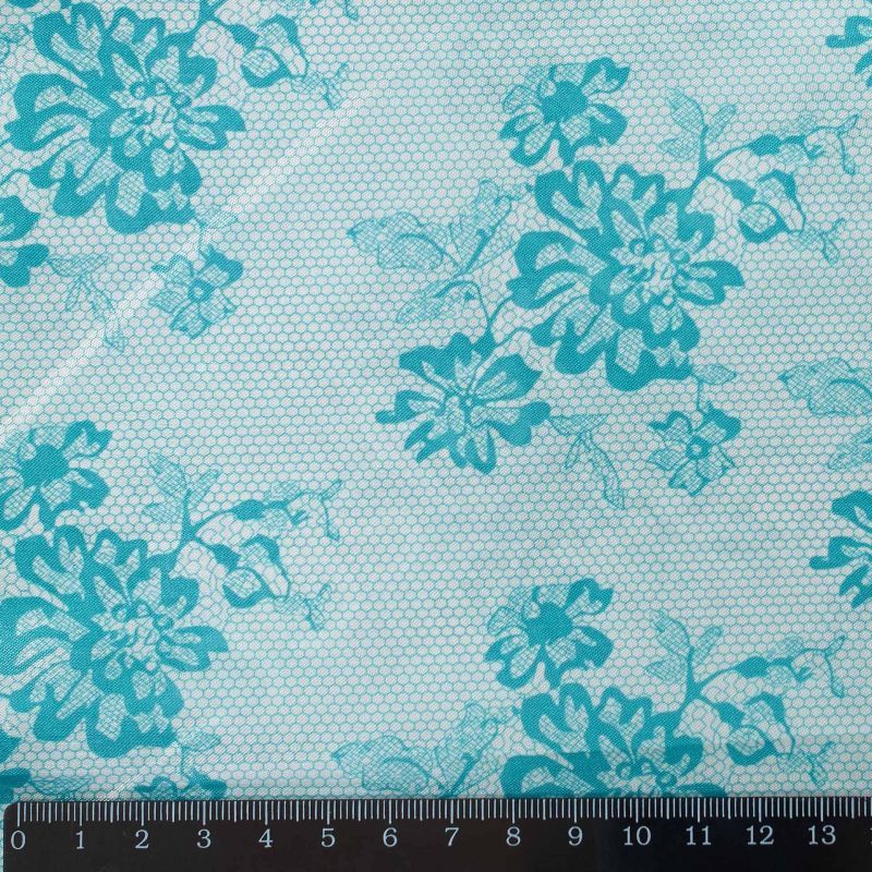 Подкладка принт 190т lace-4bm acid lake white Босфор Текстиль