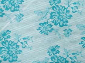 Подкладка принт 190т lace-4bm acid lake white Босфор Текстиль
