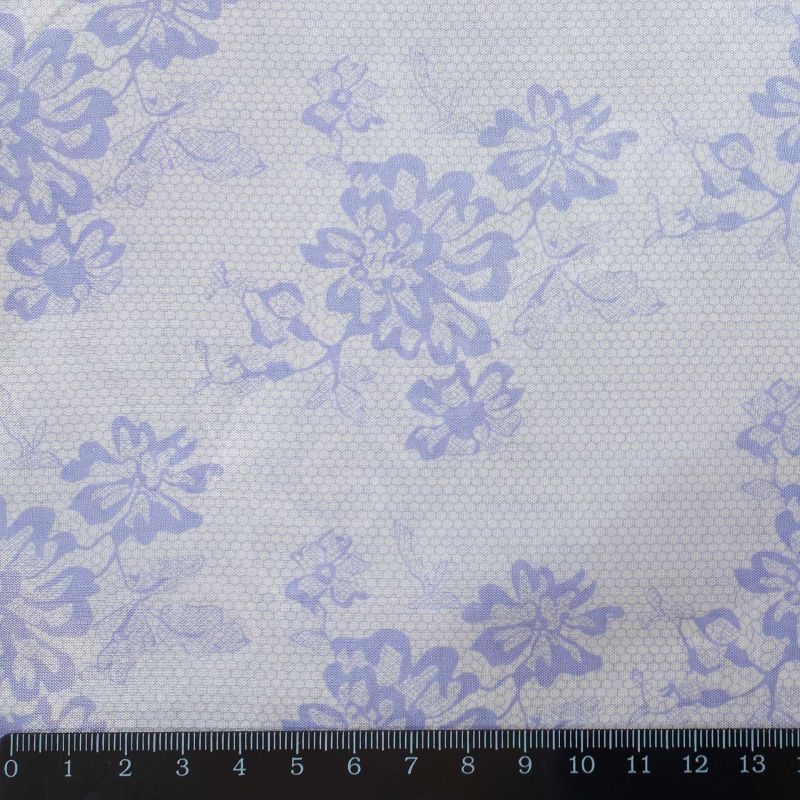Подкладка принт 190т lace-4bm mauve magma white Босфор Текстиль