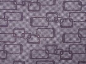 Подкладка принт 190т tubes v/grey 0# Босфор Текстиль