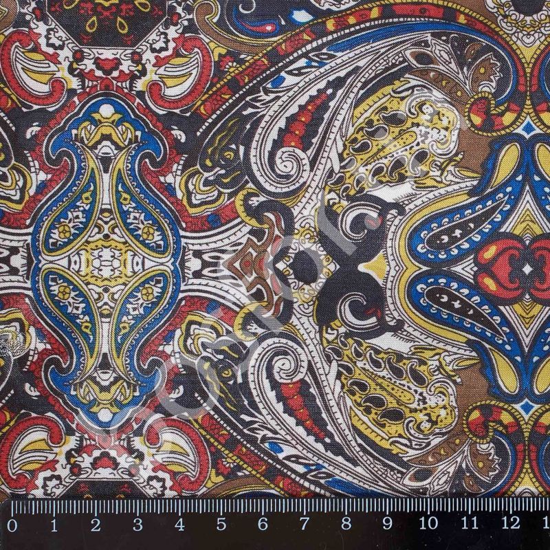 Подкладка принт 190т east mystery red Босфор Текстиль