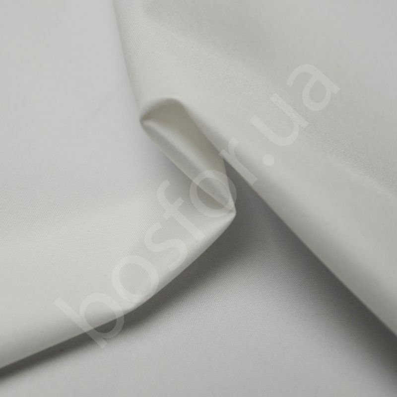 Плащевка на молоке 210t milk white Босфор Текстиль