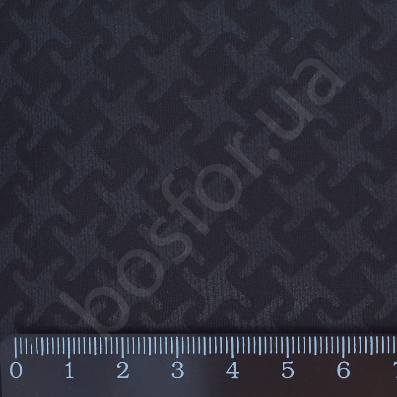 Плащевка на интерлоке 240t i/b (дизайн лапка) 240t i/b лапка чер Босфор Текстиль