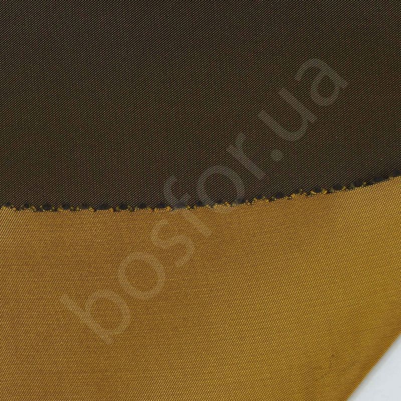 Подкладка поливискоза двухсторонняя поливискоза khaki - gold Босфор Текстиль